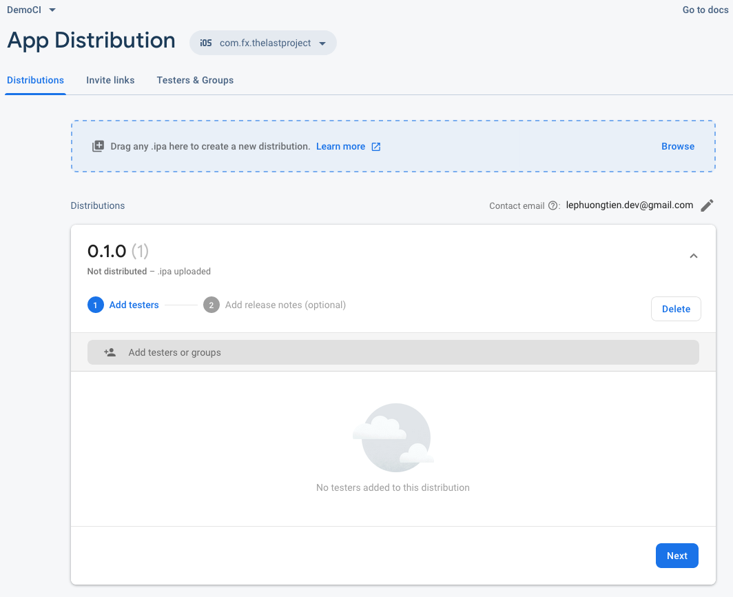 Đại cương về Firebase App Distribution với iOS Project - Fx Studio