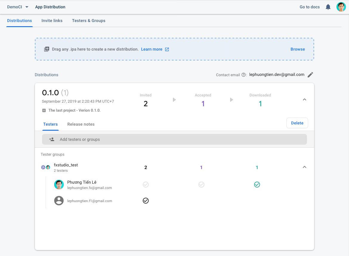 Đại cương về Firebase App Distribution với iOS Project - Fx Studio