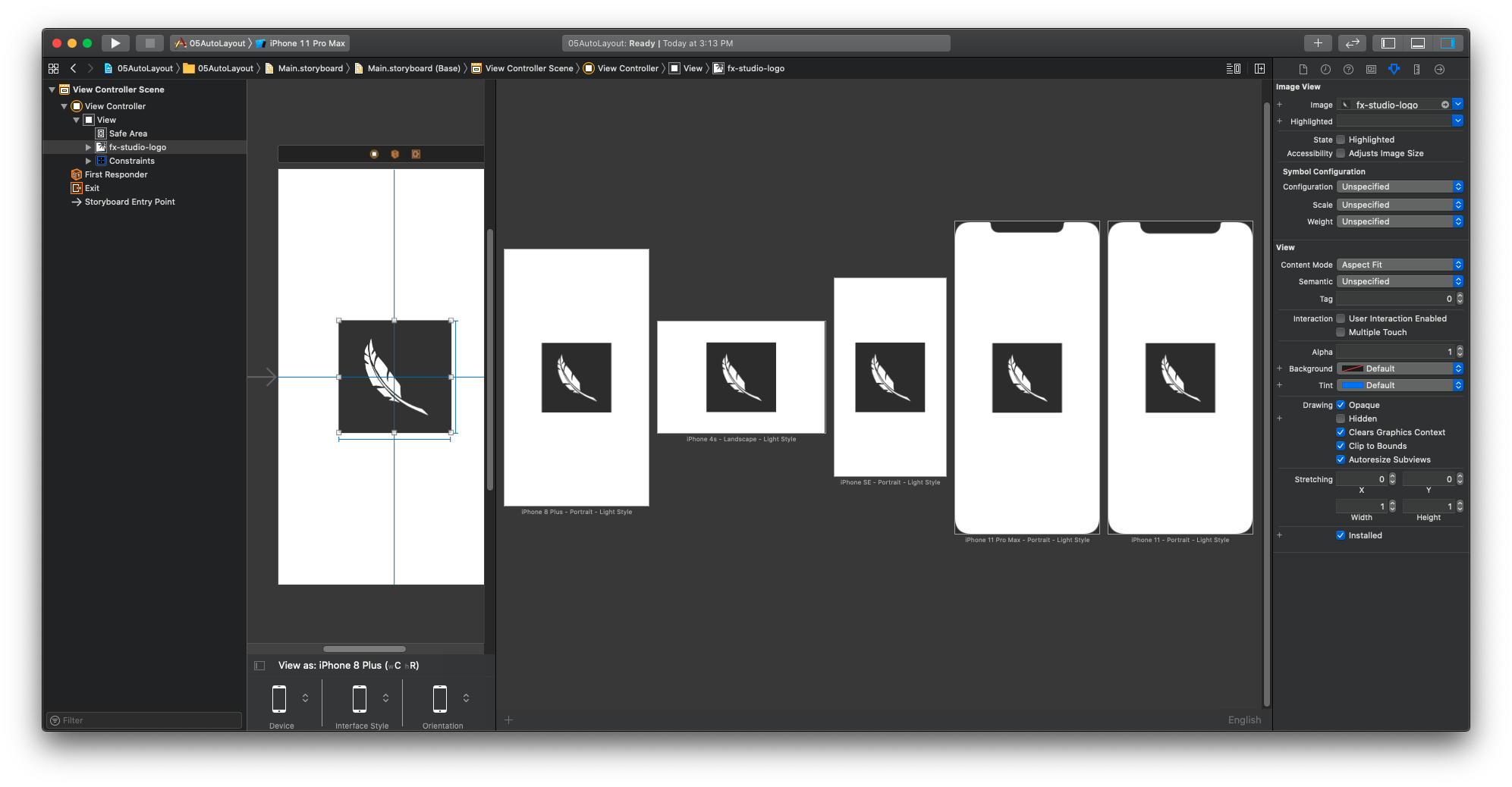 Basic iOS tutorial : Giới thiệu Auto Layout - Fx Studio